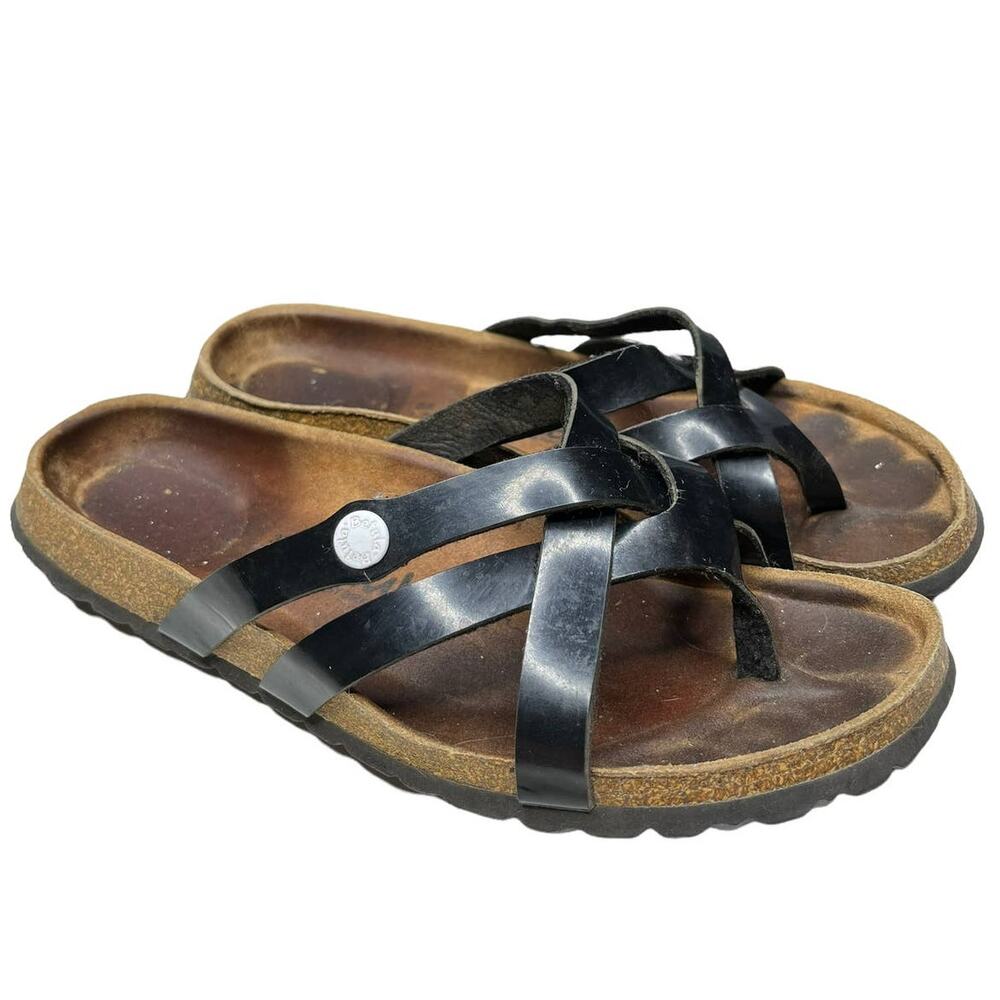 Betula by Birkenstock Black Patent Sandals